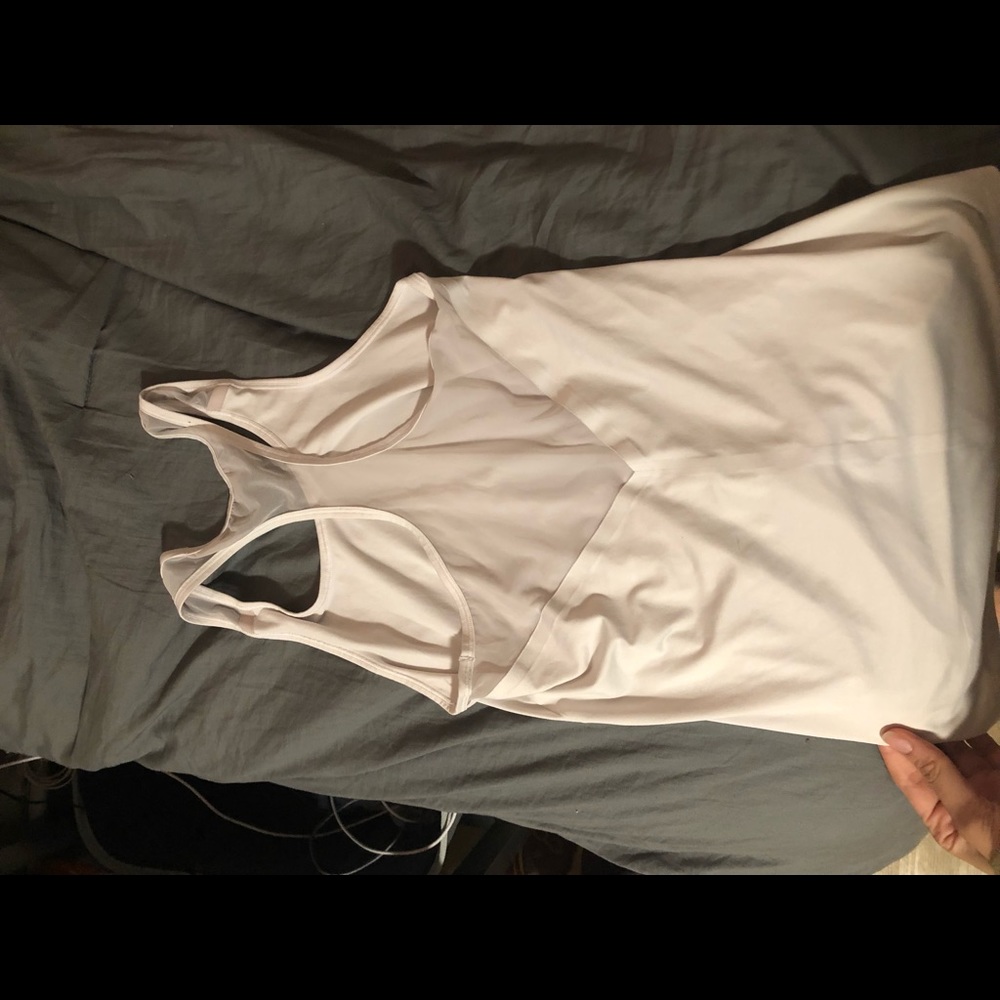 White Athleta Tank